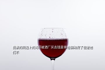 我家的田邊上的河壩被酒廠買去錢是拿給鎮(zhèn)政府了但是他們不