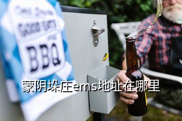 蒙陰垛莊ems地址在哪里