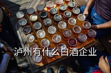 瀘州有什么白酒企業(yè)