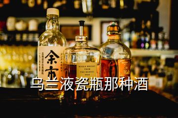 烏蘭液瓷瓶那種酒