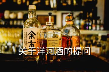 關(guān)于洋河酒的提問(wèn)