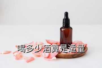 喝多少酒算是適量