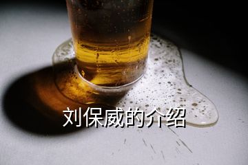 劉保威的介紹