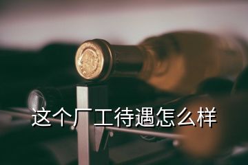 這個廠工待遇怎么樣