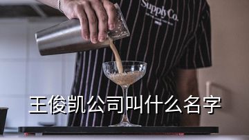 王俊凱公司叫什么名字