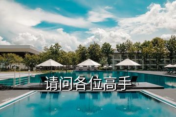 請(qǐng)問各位高手