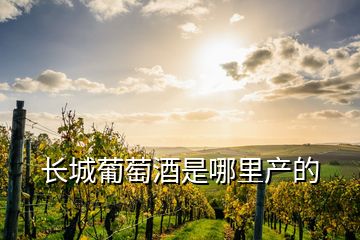 長城葡萄酒是哪里產的