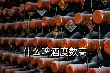 什么啤酒度數(shù)高