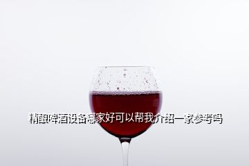 精釀啤酒設(shè)備哪家好可以幫我介紹一家參考嗎