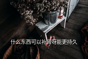 什么東西可以補腎呀能更持久