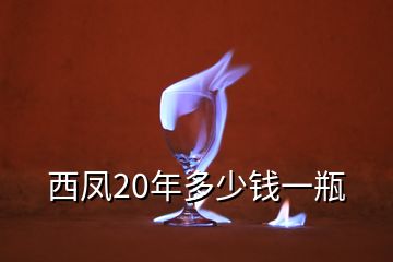 西鳳20年多少錢一瓶