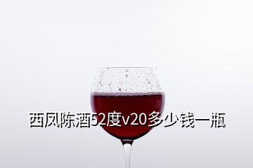 西鳳陳酒52度v20多少錢一瓶