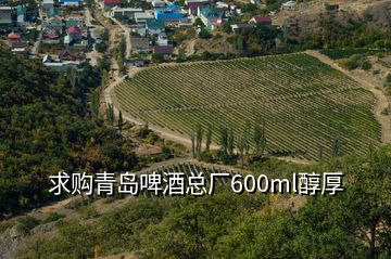 求購(gòu)青島啤酒總廠600ml醇厚