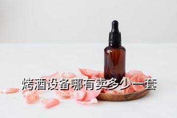 烤酒設備哪有賣多少一套