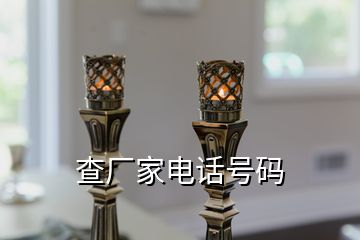 查廠家電話號碼