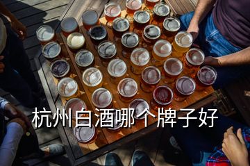 杭州白酒哪個牌子好