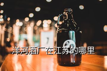 洋河酒廠在江蘇的哪里