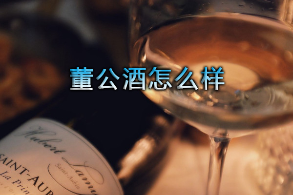 董公酒怎么樣